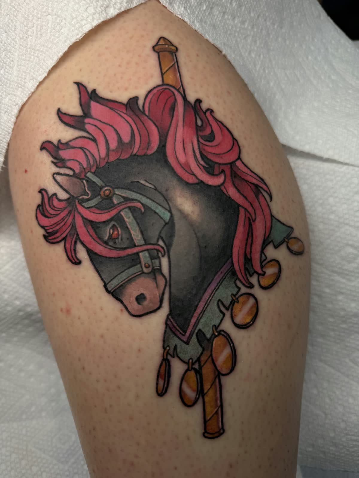 Carousel horse by Jessica Fox
